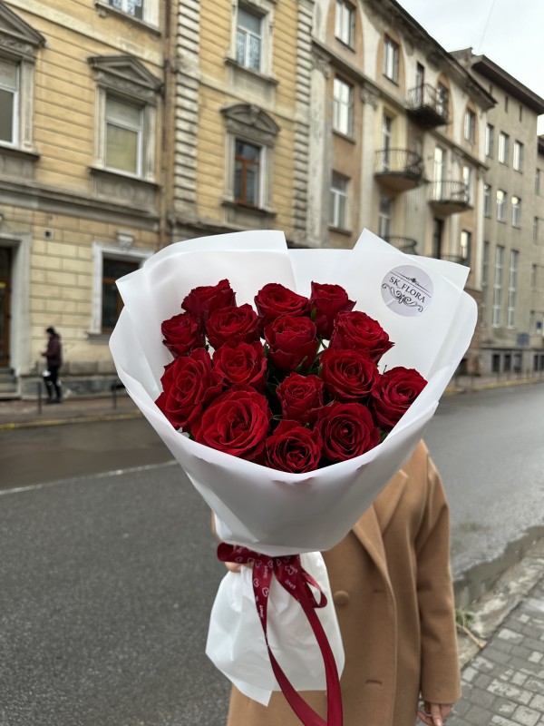 Букетик квітів Троянди червоні